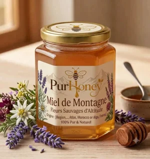 Miel de Montagne Pur 100% Naturel – PurHoney