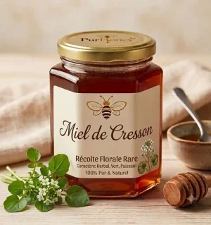 Miel de Cresson Pur 100% Naturel – PurHoney