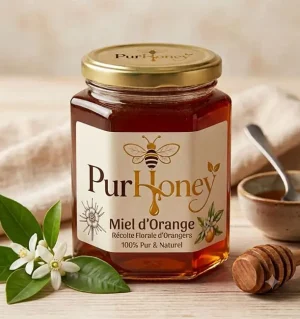 Miel d’Oranger Pur 100% Naturel – PurHoney